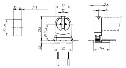 BJB Durchsteckfassung G5 26.620.2006.50