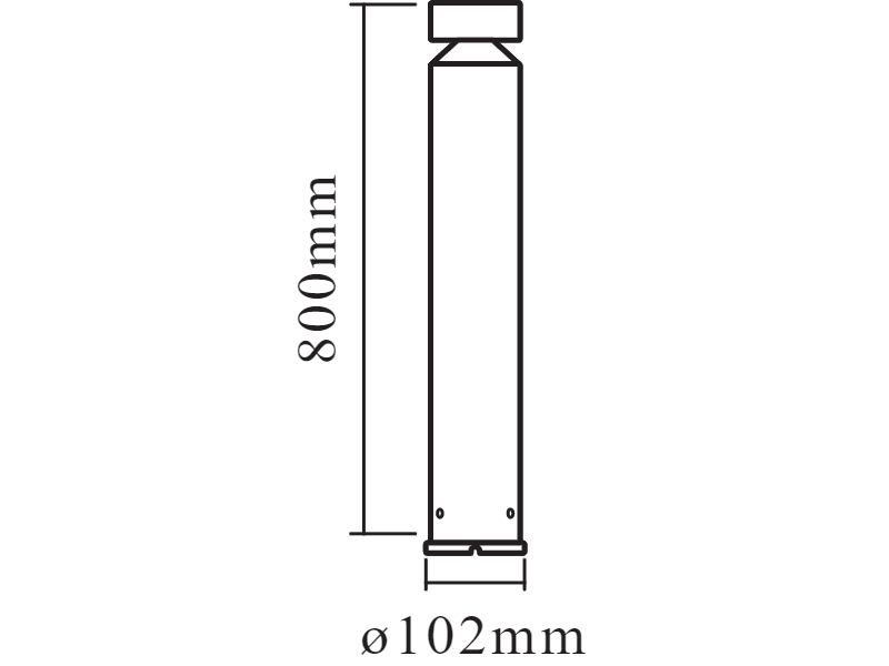 Ledvance Dekorative LED-Außenleuchte ENDURA STYLE CYLINDER 800 6 W ST - 4058075205390