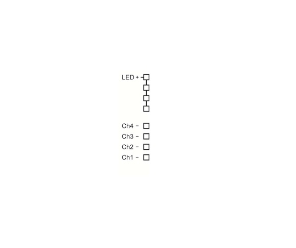 Lunatone Light Management LED-Dimmer DALI 4Ch CC 700mA