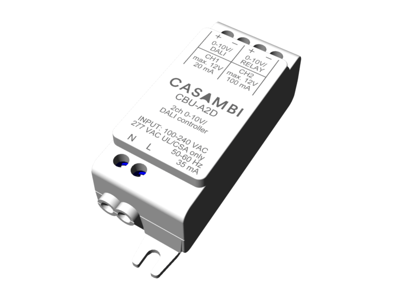 Casambi CBU-A2D Bluetooth controllable 2ch 0-10V/DALI - CBU-A2D