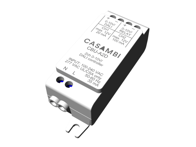 Casambi CBU-A2D Bluetooth controllable 2ch 0-10V/DALI - CBU-A2D Casambi CBU-A2D Bluetooth controllable 2ch 0-10V/DALI - CBU-A2D