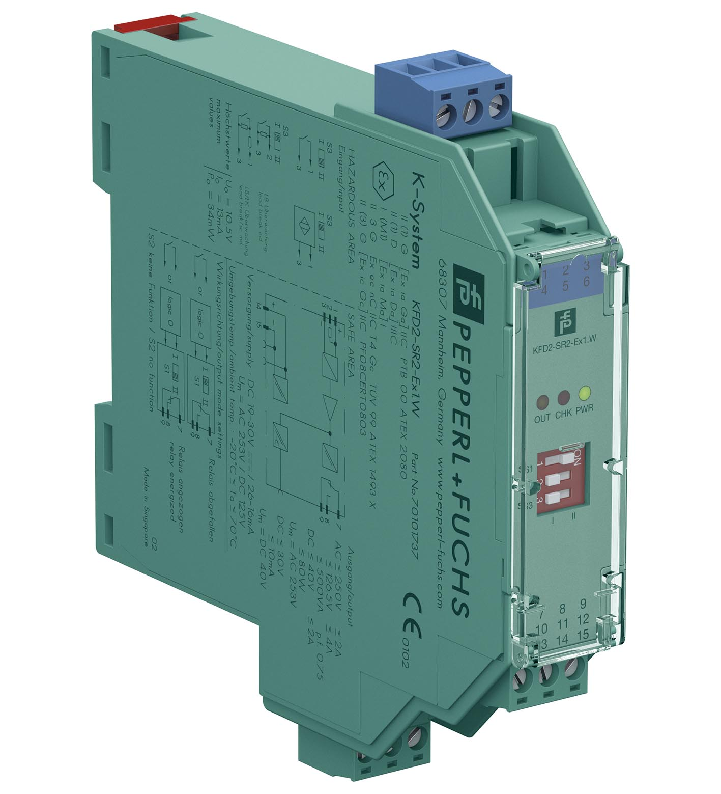 Pepperl+Fuchs Fabrik Schaltverstärker KFD2-SR2-Ex1.W