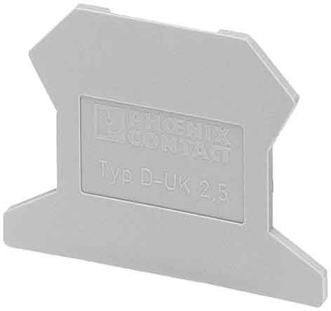 Phoenix Contact Deckel 37,6x1,5x30,7mm gr D-UK 2,5 - 3001022