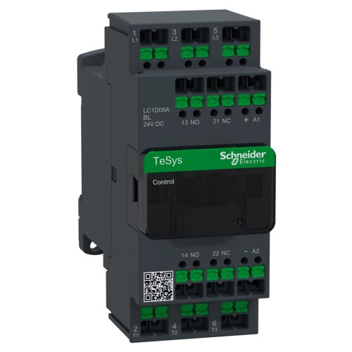 Schneider Electric Schütz 3P 9A Ac3 24V Dc Gl Snapin LC1D09ABL - LC1D09ABL