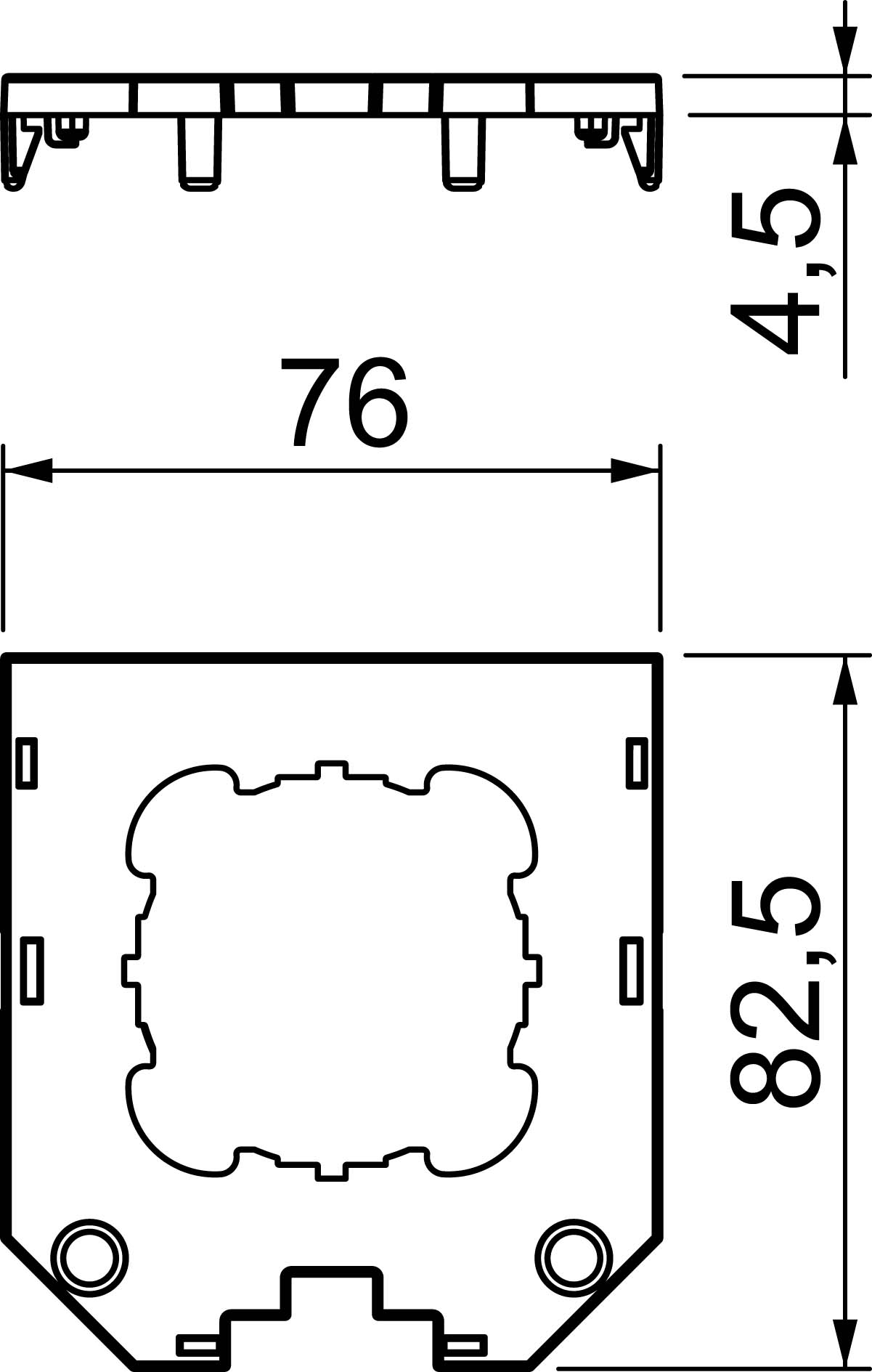 OBO Bettermann Vertr Abdeckplatte für UT3 D1 - 7408781