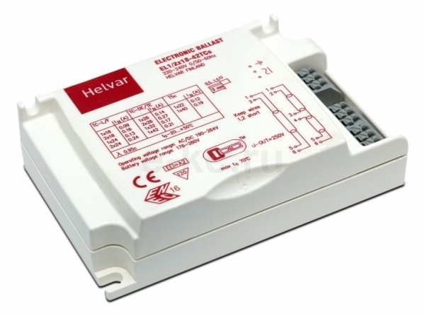 Helvar FL-ECG EL1/2x18-42TCs 50-60Hz