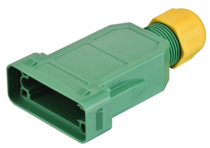 Harting Kupplungsgehäuse Kunststoff, grün 09140010730