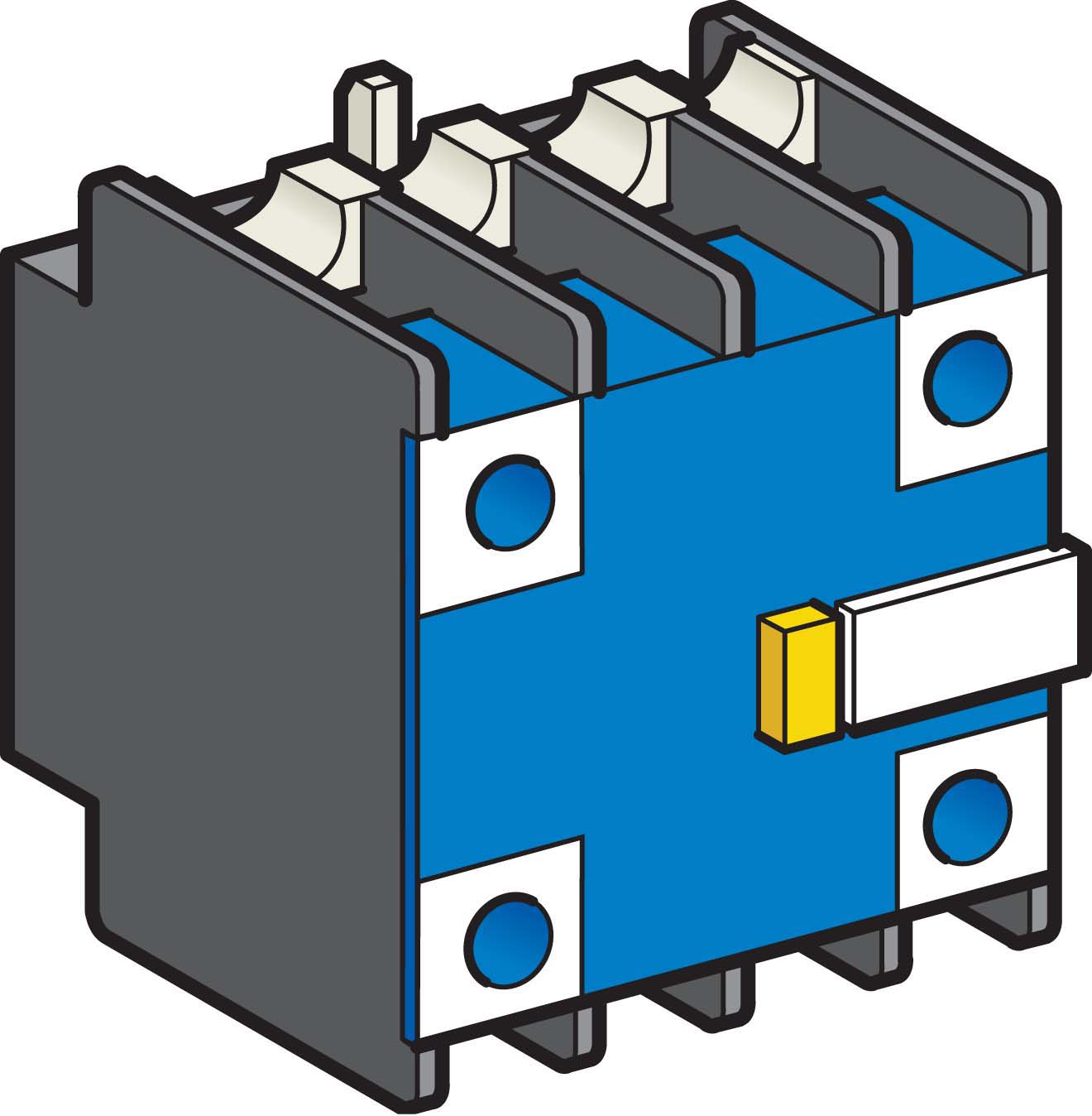 Schneider Electric Hilfsschalter 2S,Schraubanschluss LA1DX20