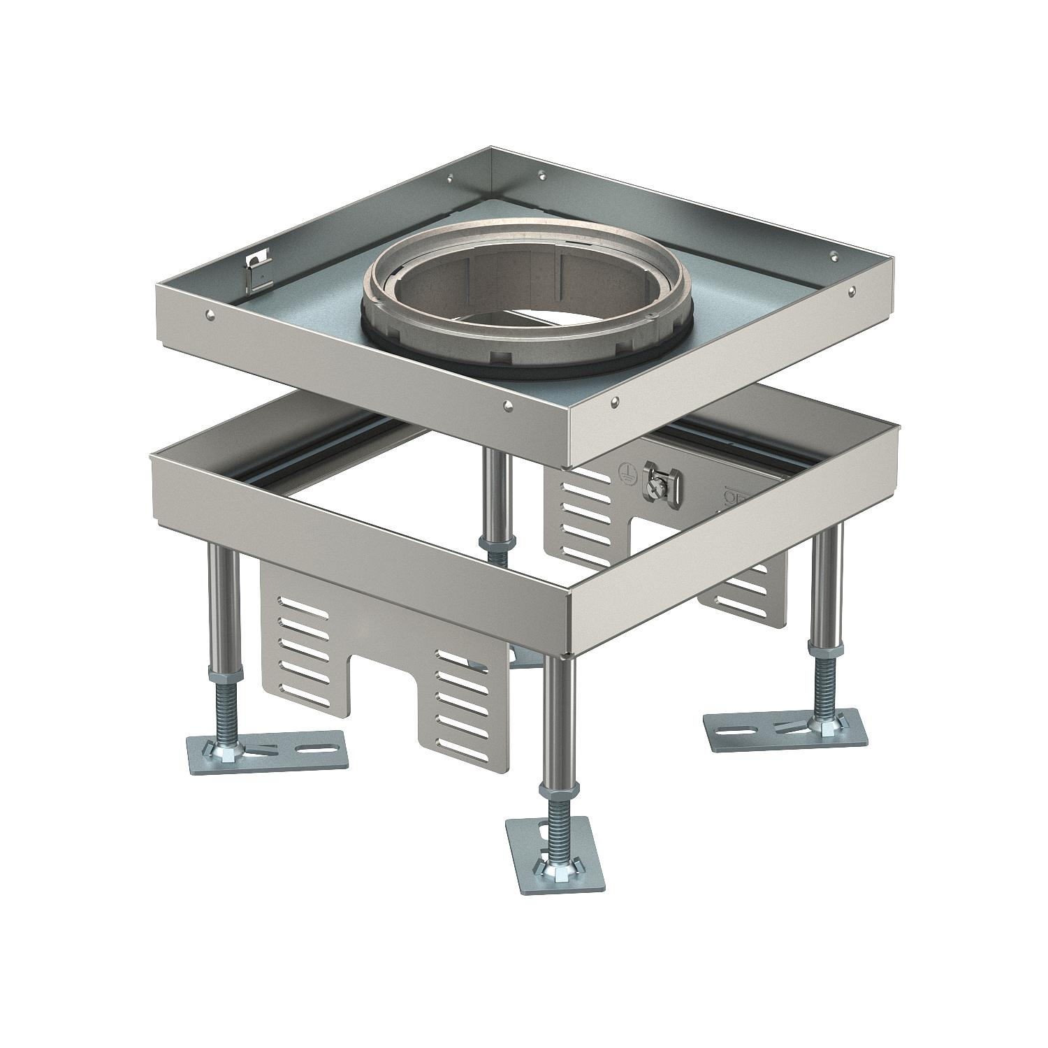 OBO Bettermann Vertr Kassette quadratisch Tubus-Deckel RKFN3 4 VS 20 günstig online kaufen