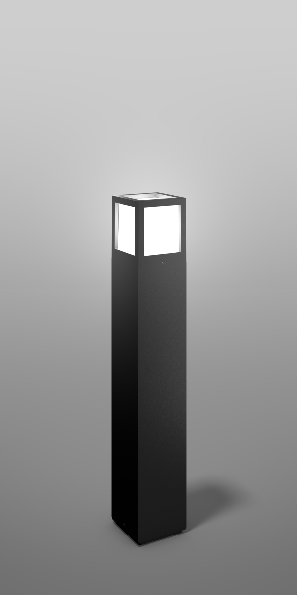 RZB Lighting LED-Standleuchte HB 205 LED/12W-3000K 108x108x650,4xLA
