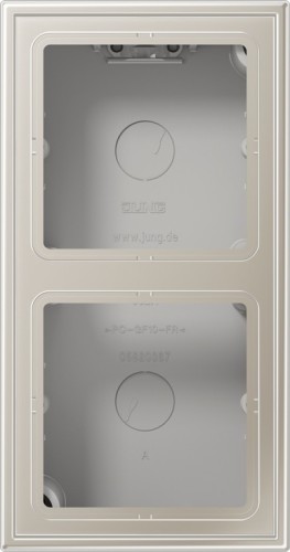 Jung AP-Kappe 2-fach eds lack angeformter Rahmen ES 2582 A-L - ES2582A-L