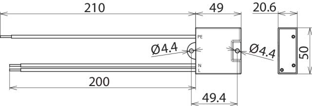 DEHN Überspannungs-Ableiter Typ 2 DEHNcord DCOR L 2P 275 - 900430