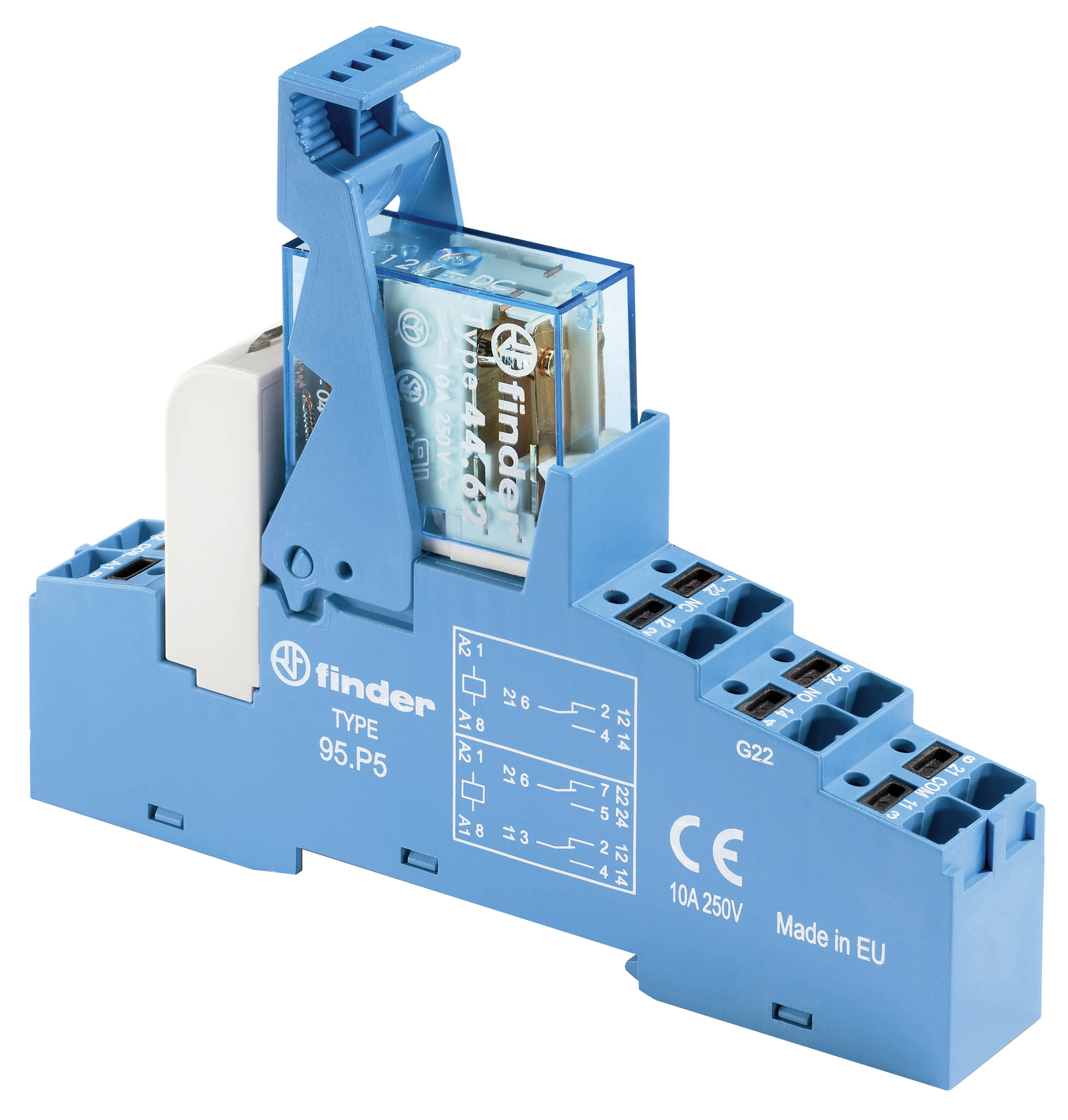 Finder Koppelrelais 2W, 10A 48.P8.7.024.0050