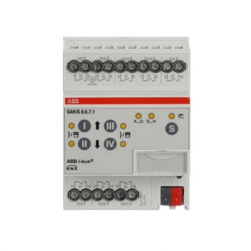 ABB Stotz S&J Schalt-/Jalousieaktor 8fach 6A, REG SAH/S8.6.7.1 - 2CDG110244R0011