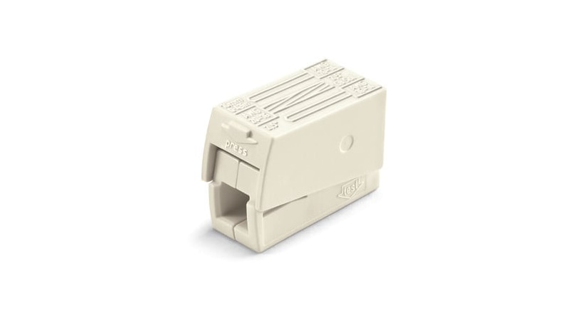 WAGO 2-conductor lighting connector Series 224 max. 2.5 mm² white - 224-112 WAGO 2-conductor lighting connector Series 224 max. 2.5 mm² white - 224-112