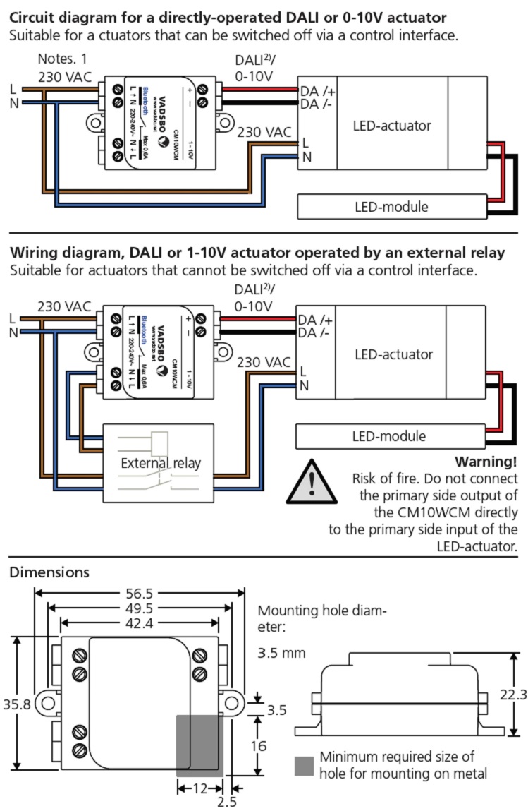 Casambi Lichtsteuerung CBU-ASD 0-10V