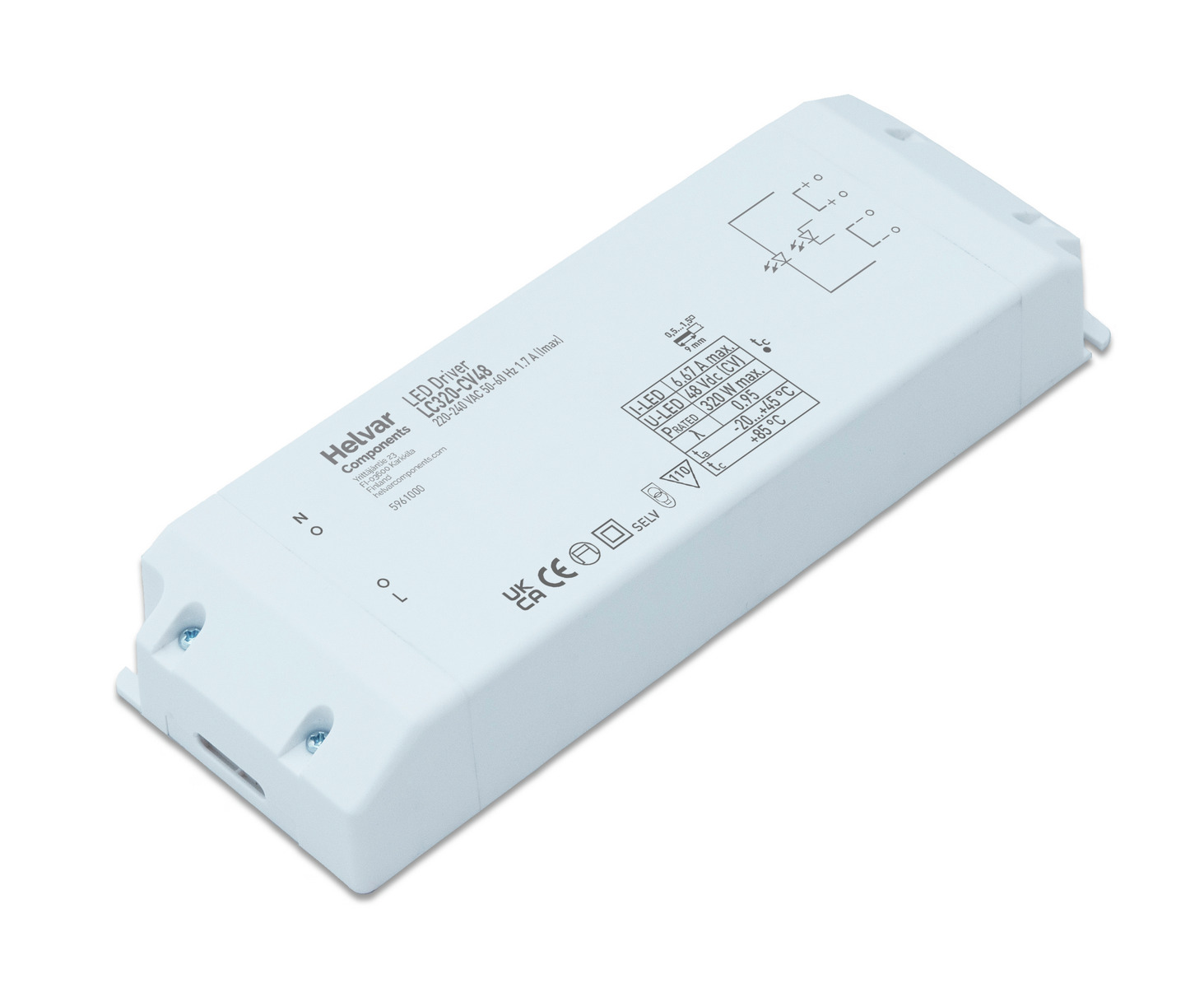 Helvar LED-Treiber LC320-CV48 - 5961000