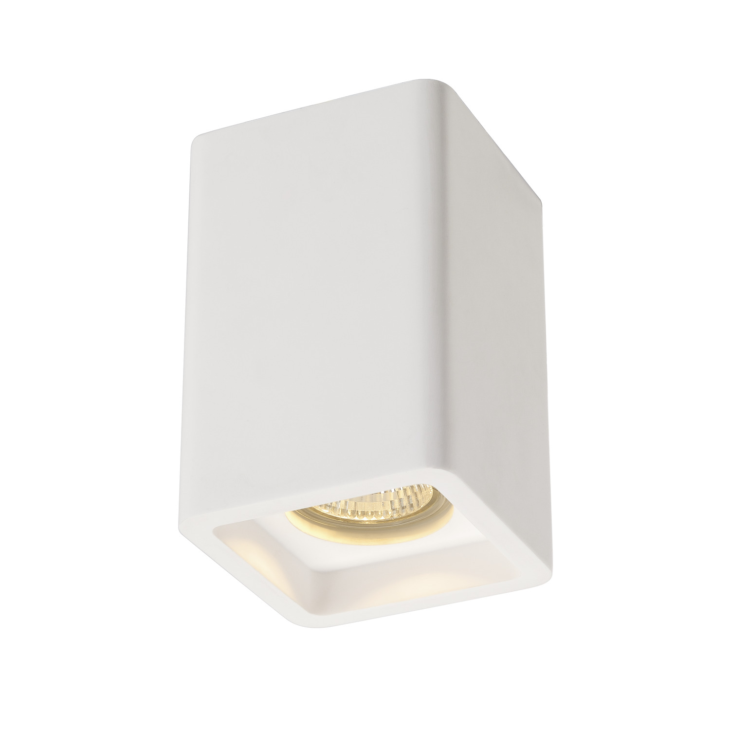 SLV PLASTRA, Deckenleuchte, QPAR51, eckig, weißer Gips, max. 35 W - 148004 SLV PLASTRA, Deckenleuchte, QPAR51, eckig, weißer Gips, max. 35 W - 148004