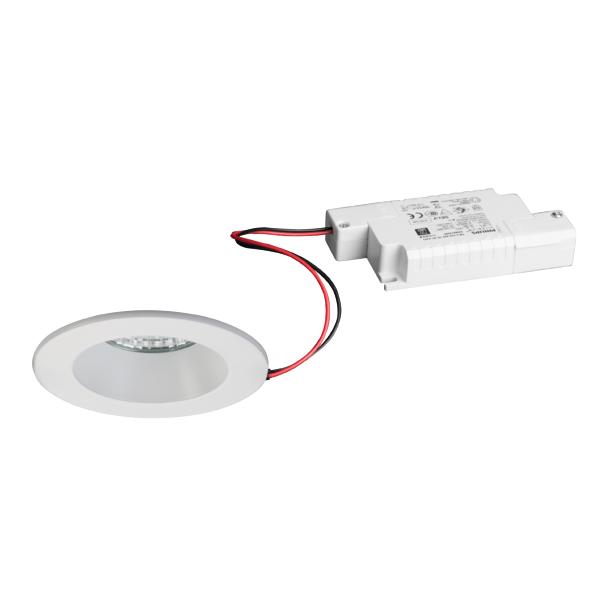 Brumberg recessed LED downlightset, IP54, phase cut dimmable - 39266073