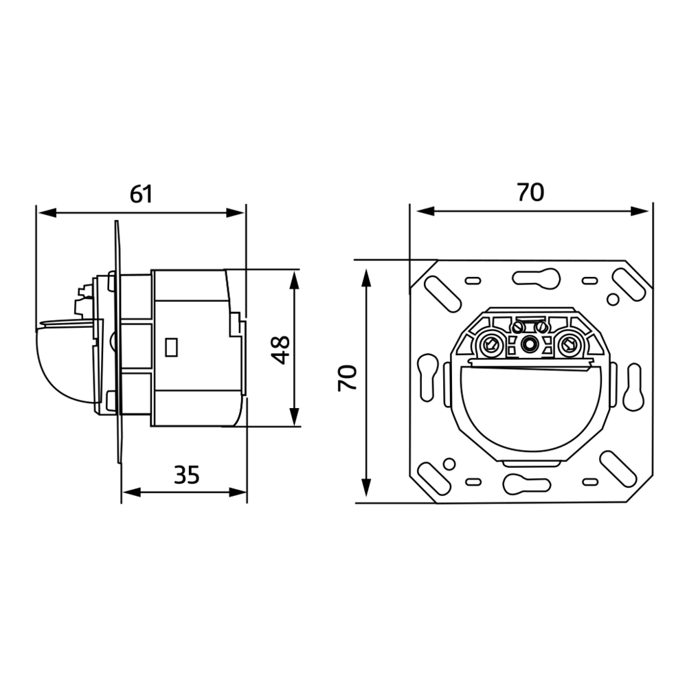 BEG Brück Electronic Präsenzmelder Indoor180-M-2Co.R. - 92661