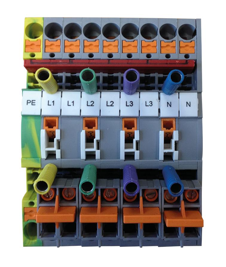 Janitza Electronic Stromwandlerklemmleiste f. DIN-Schiene 1507001