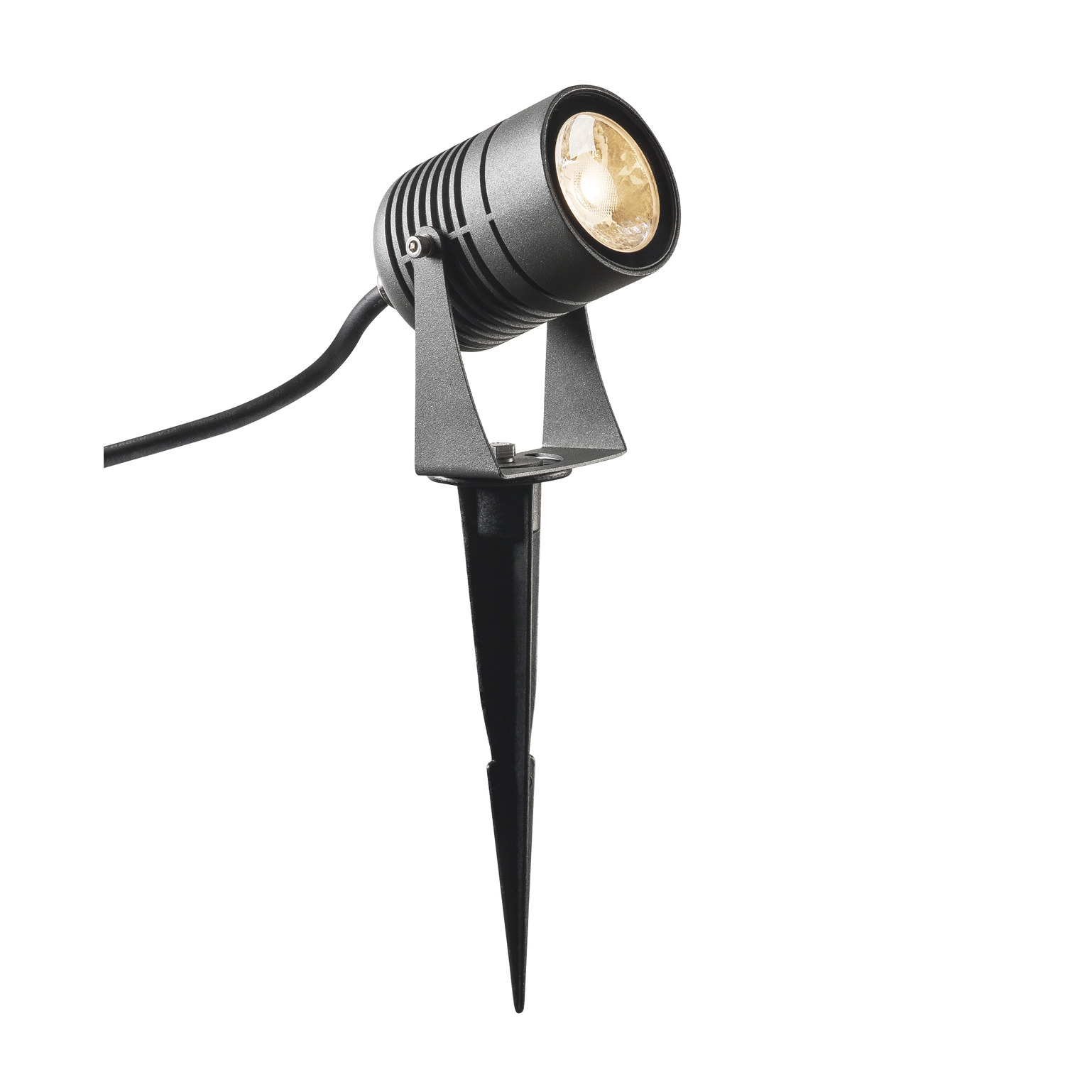 SLV LED SPIKE, LED Outdoor Erdspießleuchte, anthrazit, IP55, 3000K, 40° - 1002201