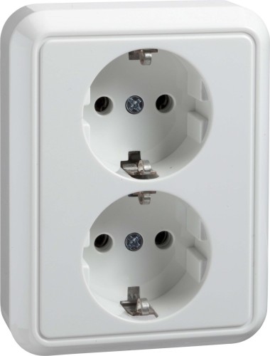 Elso Steckdose 2f.rw halbversenkt 235404 - 235404 günstig online kaufen