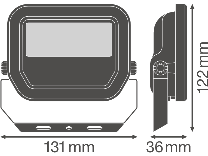 Ledvance LED-Fluter FLOODLIGHT 10 W 6500 K SYM 100 WT