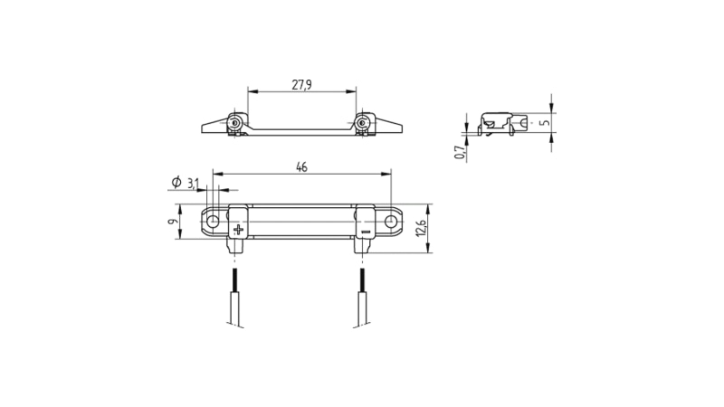 BJB Connector for LED Citizen CL-L103