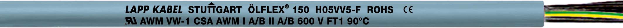 Lapp Kabel&Leitung ÖLFLEX 150 QUATTRO 3G0,5 0015003 T600