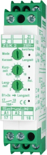 Schalk Lichtzeit-Impulsschalter m.3 Modi 1S 16A ZSK 2 - ZSK209