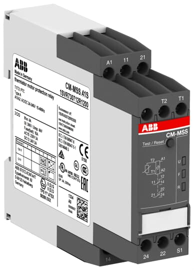 ABB Stotz S&J Motorschutzrelais 24-240AC/DC 2W CM-MSS.41S