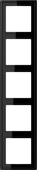 Jung Rahmen 5-fach sw waage/senkrecht LS 985 günstig online kaufen