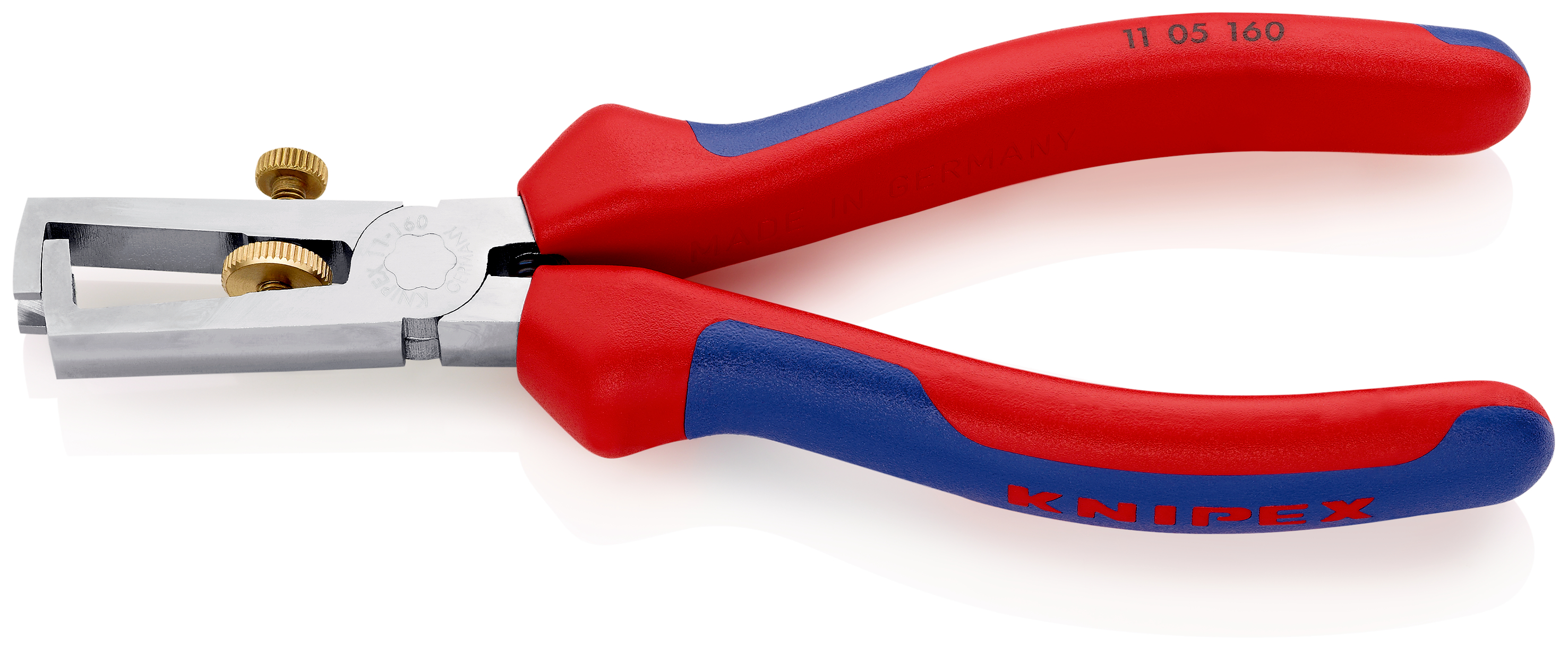 Knipex-Werk Abisolierzange verchromt, 160mm 11 05 160
