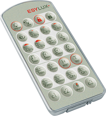 ESYLUX Univ./Fernbedienung REMOTECONTROLPDiplus