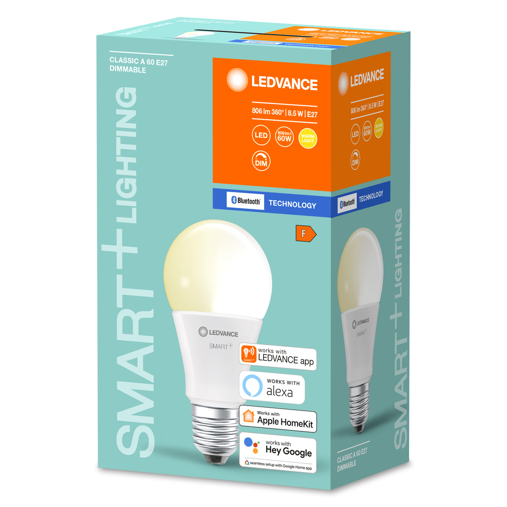 Ledvance LED-Leuchtmittel SMART+ Classic Dimmable 60 9 W/2700 K E27  - 4058075208506