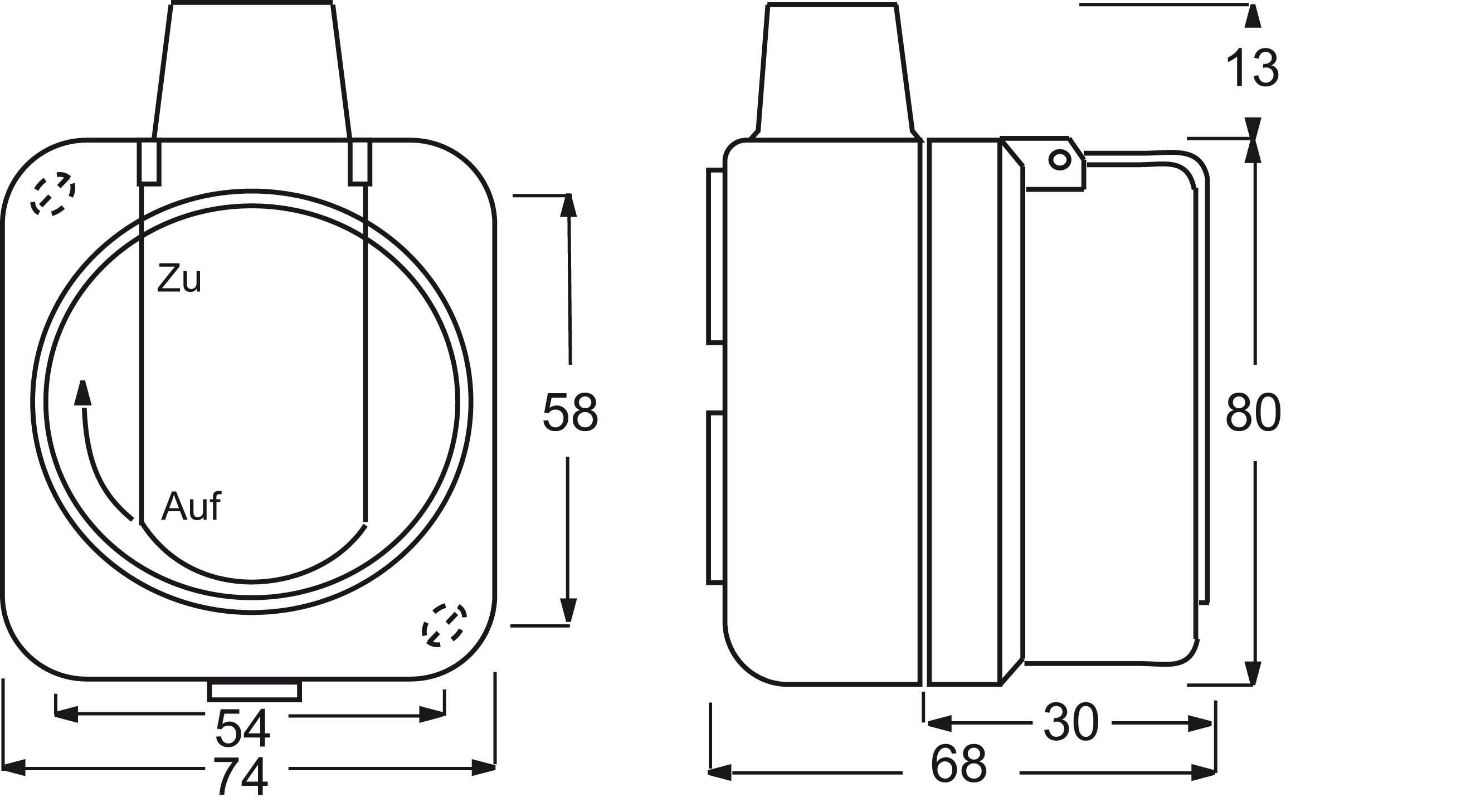 Busch-Jaeger Steckdose Bajonettverschluss 2300 EWDI - 2CKA002083A0343