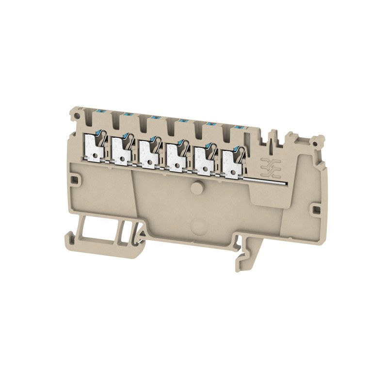 Weidmüller Verteiler-Reihenklemmen 1,5qmm, dunkelbeige AAP11 1.5 LI BL