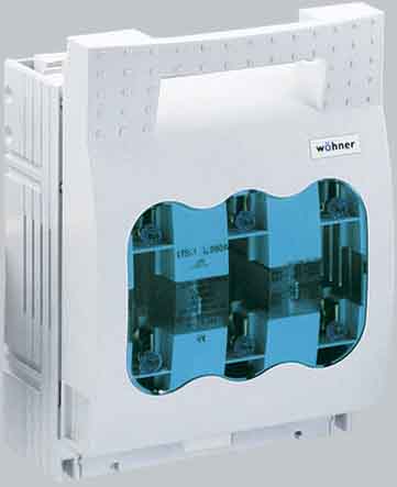 Wöhner NH2-Sich.-Lasttrennschalt. 400A,Schraube M10 33202 Wöhner NH2-Sich.-Lasttrennschalt. 400A,Schraube M10 33202