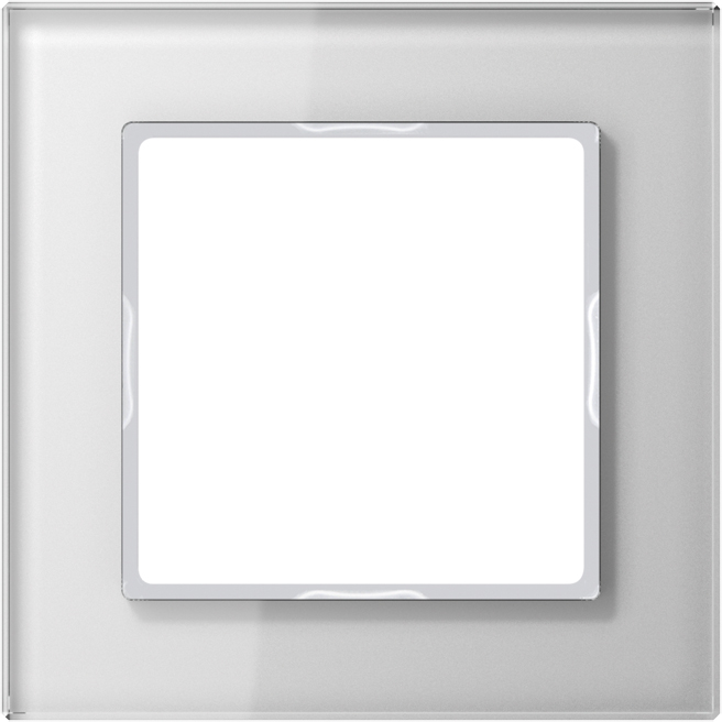 Jung Glasrahmen 1-fach aws waage/senkrecht AC 581 GL WW - AC581GLWW günstig online kaufen