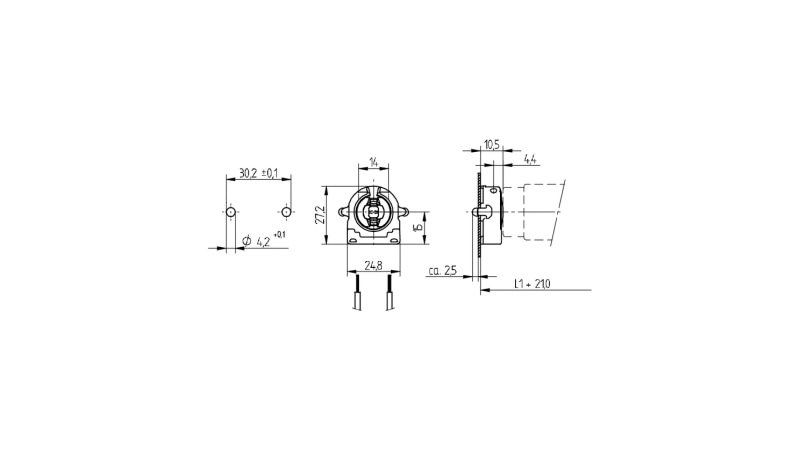 BJB G13 End fixing lampholders 26.422.1010.50