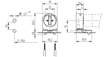 BJB Einsteckfassung G5 26.662.2001.50