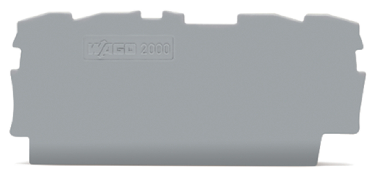 WAGO GmbH & Co. KG Abschlussplatte grau 2000-1491