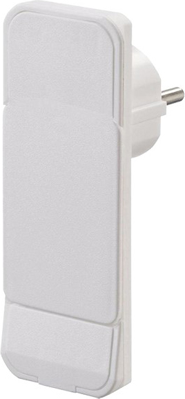 Bachmann Schutzkont.-Flachstecker ws, ohne Ltg 933.009