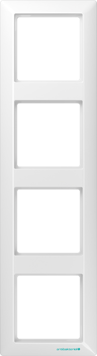 Jung Rahmen 4-fach aws waage/senkrecht ABAS 584 WW günstig online kaufen