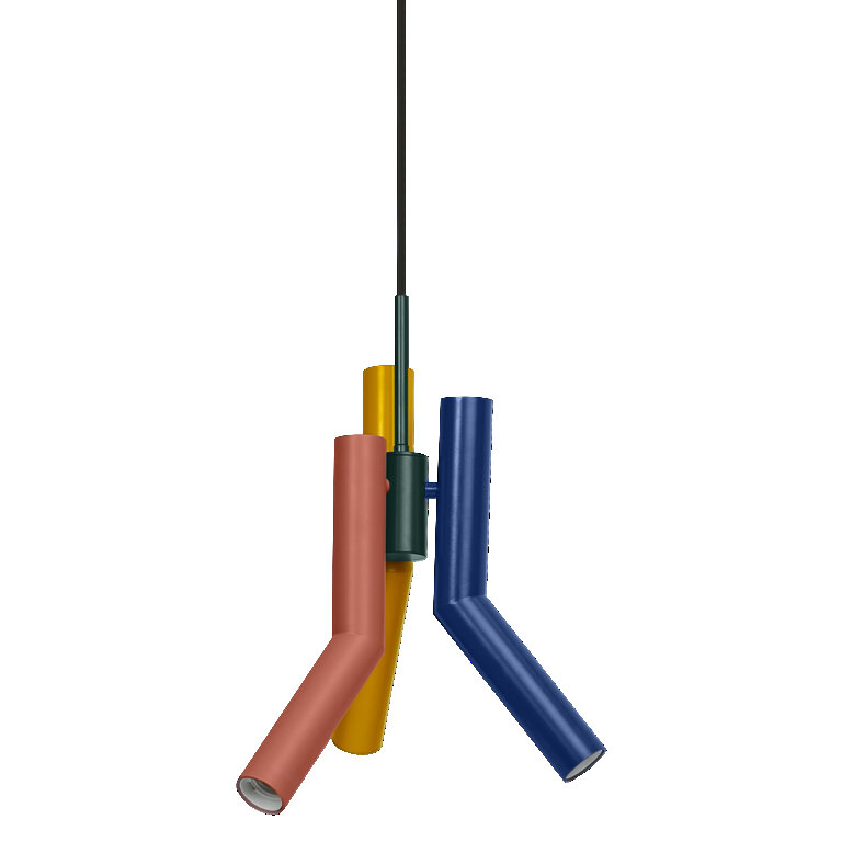 LEDVANCE Decor Straw Pendant 3XE27 Multicolor - 4058075838789