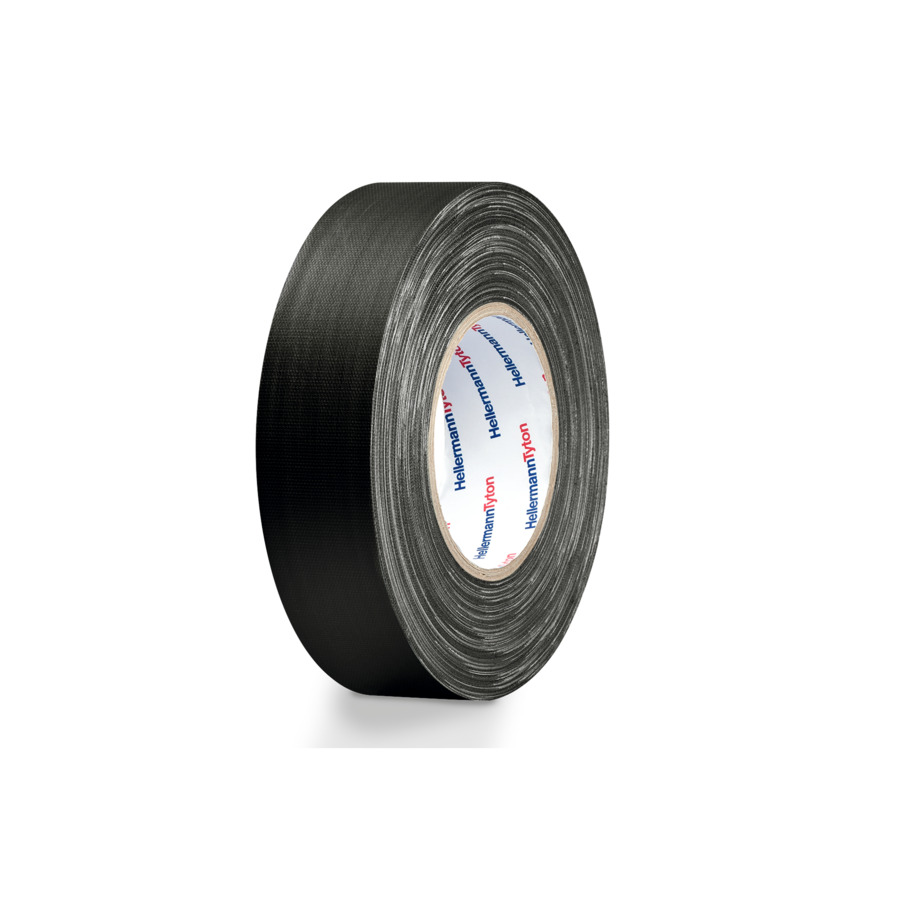 HellermannTyton Gewebeband schwarz HTAPE TEX BK 19x50m