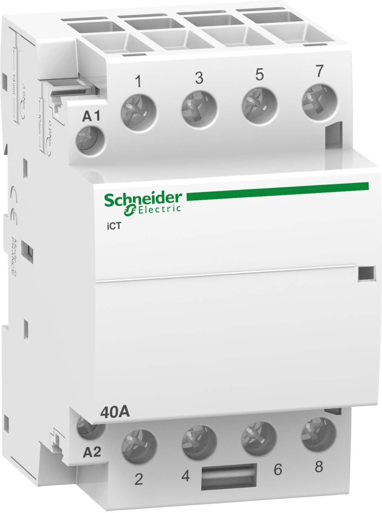 Schneider Electric Installationsschütz 40A 4S 220-240VAC A9C20844