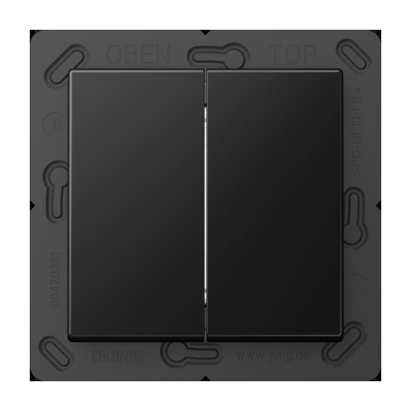 Jung Matter Taster 2f 4k A grschwarz m MAT 595 SWM