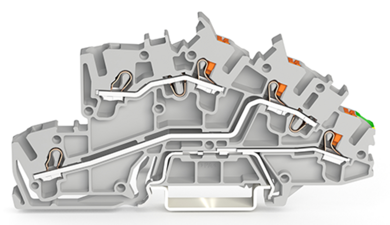 WAGO GmbH & Co. KG Installationsetagenklemme 2,5 mmÂ² Hybrid 2203-7545